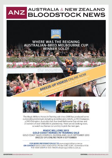 australia - ANZ Bloodstock News