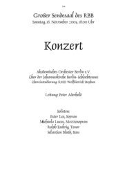 Sinfonie Nr.4, c-Moll, D 417 (Tragische) - Akademisches Orchester ...