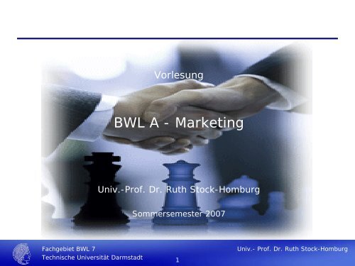 BWL A -  Marketing