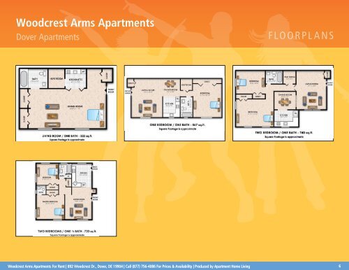 Woodcrest Arms Apartments Printable Brochure - Dover Apartments