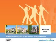 Homestead Village Apartments Printable Brochure - Metuchen ...