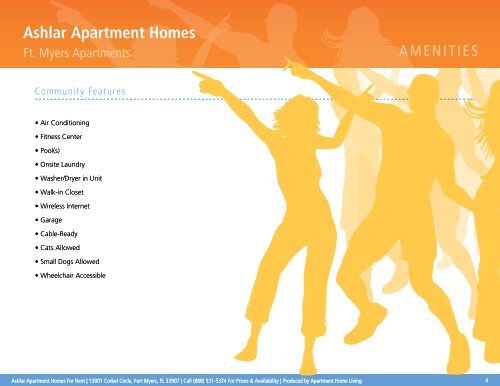 Ashlar Apartment Homes Printable Brochure - Apartments For Rent
