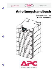 Anleitungshandbuch - APC Media