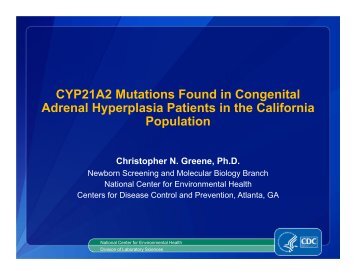 CYP21A2 Mutations Found in Congenital Adrenal Hyperplasia ...