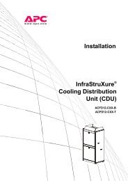 InfraStruXure Cooling Distribution Unit (CDU) - APC Media