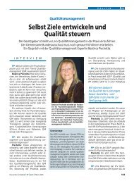 Qualitätsmanagement: Selbst Ziele entwickeln und Qualität steuern