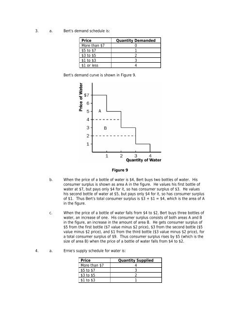 3. a. Bert's demand schedule is: Price Quantity Demanded More ...