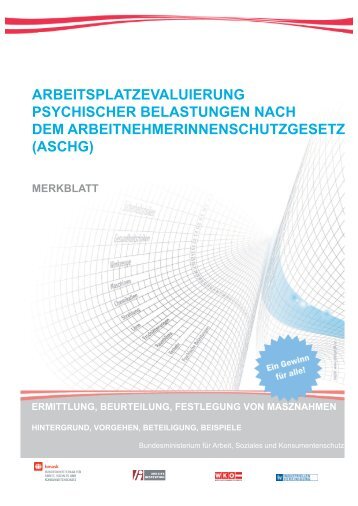 Merkblatt Arbeitsplatzevaluierung psychischer ... - Arbeitsinspektion