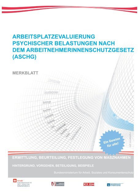 Merkblatt Arbeitsplatzevaluierung psychischer ... - Arbeitsinspektion