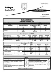 Nr. 7, Oktober 2009 - Gemeinde Arbing