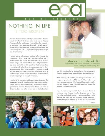 NOTHING IN LIFE - Arbonne