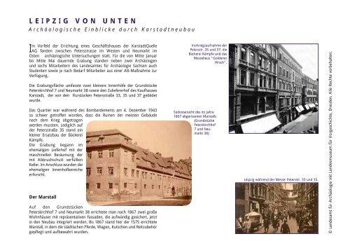 LEIPZIG VON UNTEN - Landesamt für Archäologie