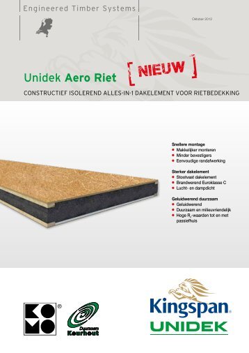 Unidek Aero Riet technische brochure - Architectenweb