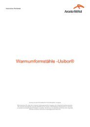 Warmumformstähle -Usibor® - ArcelorMittal