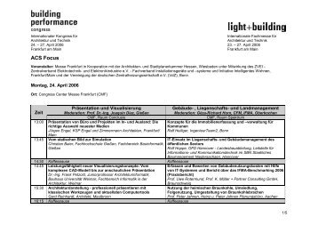 ACS Focus - Architektur-Vermessung