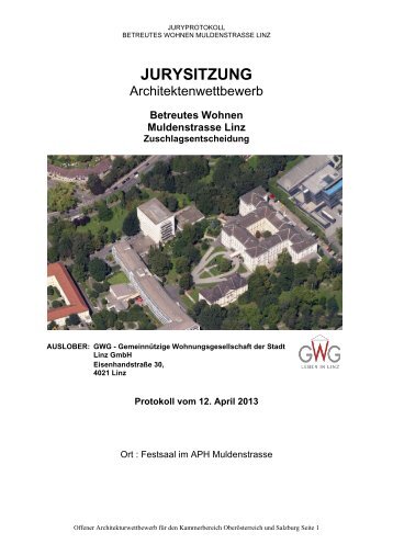 Juryprotokoll (pdf, 674KB) - architekturwettbewerb