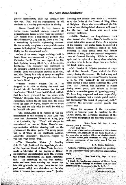 Notre Dame Scholastic, Vol. 53, No. 01 -- (p. 1) 27 September 1919