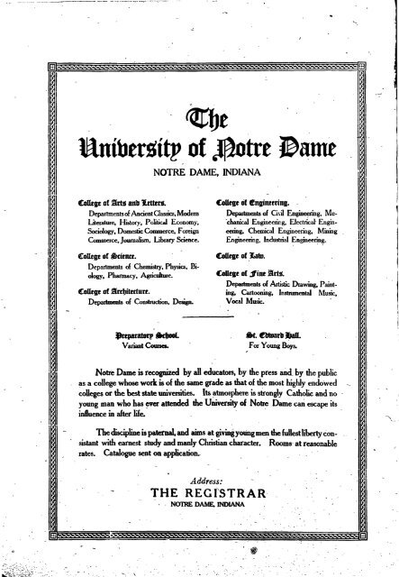 Notre Dame Scholastic, Vol. 53, No. 01 -- (p. 1) 27 September 1919