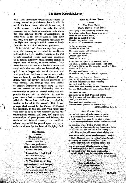 Notre Dame Scholastic, Vol. 53, No. 01 -- (p. 1) 27 September 1919