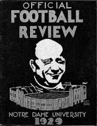 Notre Dame Football Review - 1929 - Archives - University of Notre ...