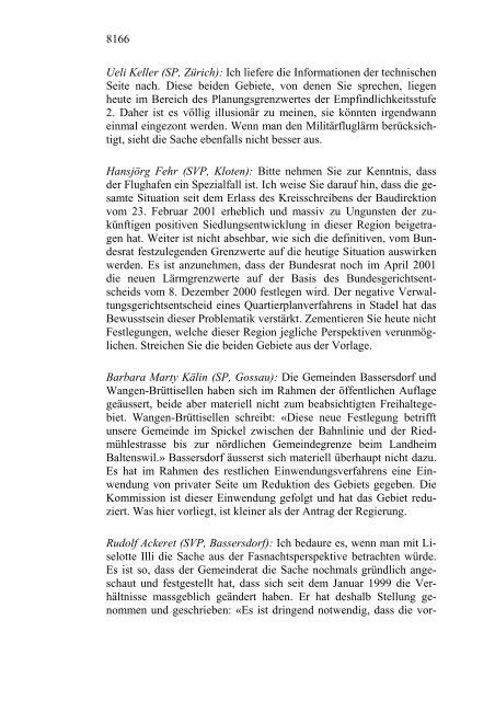 Protokoll des Zürcher Kantonsrates vom 2. April 2001