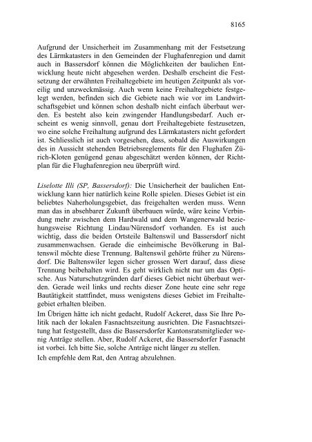 Protokoll des Zürcher Kantonsrates vom 2. April 2001