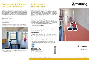 LPX Finish Prospekt - Armstrong