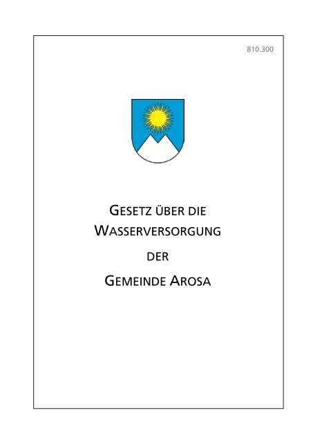 Publikation vom 06.12.2013-06.03.2014 - Arosa