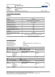 Gutachten zur Erteilung einer ABE Nr. : RA-000316-A0-035 ... - artec