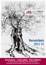 Verzeichnis - arteFakt