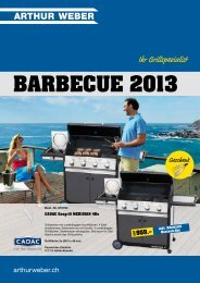 Prospekt Barbecue 2013 (pdf) - Arthur Weber AG