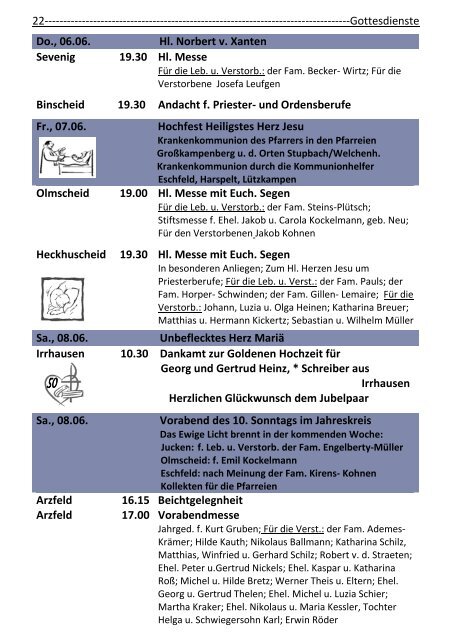 Pfarrbrief Nr 04 vom 04.05.-21.06.2013 - Arzfeld