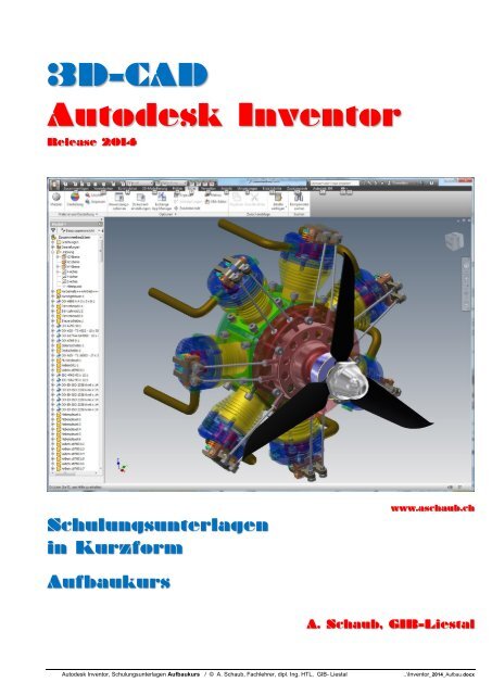 Autodesk Inventor Andreas M Schaub