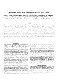 Inhibition of lipid metabolic enzymes using Mangifera indica extracts