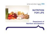 NUTRITION FOR LIFE - Ashford and St. Peter's Hospitals NHS Trust