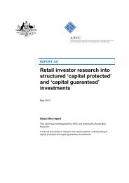 Report REP 341 Retail investor research into structured 'capital ...