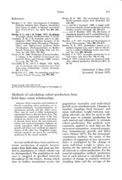 GILLESPIE, D. M., AND A. C. BENKE. Methods of calculating ... - ASLO