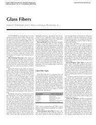 Glass Fibers - ASM International