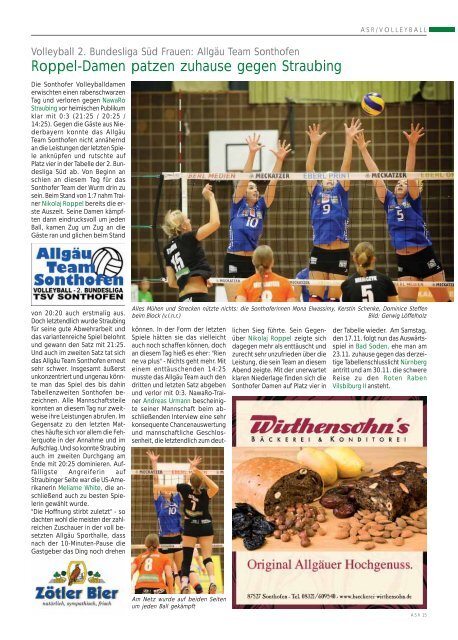 ASR Sport Ausgabe Dezember 2013 - Allgäu Sport Report