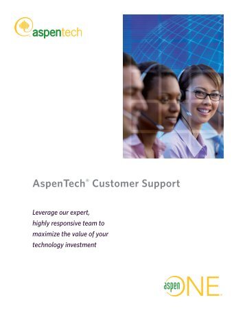 Customer Support Brochure - Aspen Technology, Inc.