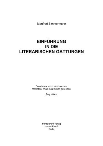 EINFÜHRUNG IN DIE LITERARISCHEN ... - Euer neuer Klassenraum