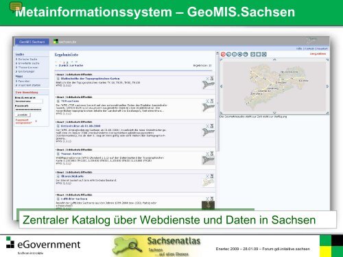 Wie lassen sich Geodatendienste einsetzen - Sachsenatlas