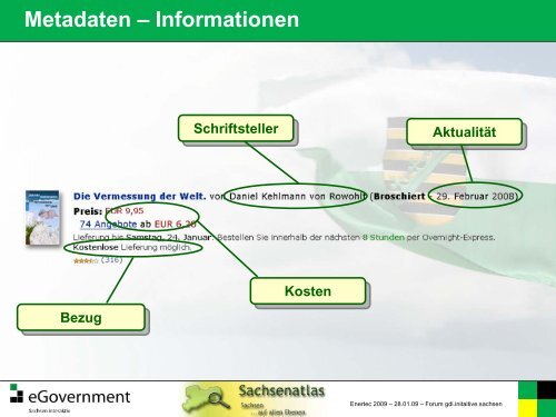 Wie lassen sich Geodatendienste einsetzen - Sachsenatlas