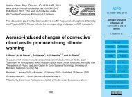 Aerosol-induced changes of convective cloud anvils - ACPD