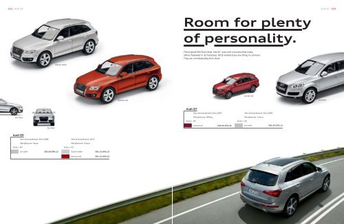 Audi Model Cars Catalogue