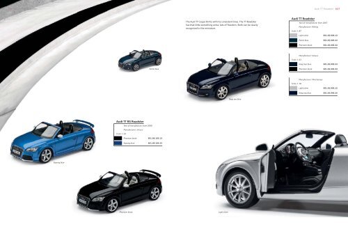 Audi Model Cars Catalogue