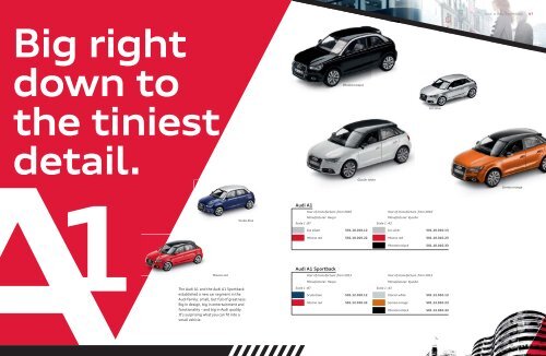 Audi Model Cars Catalogue