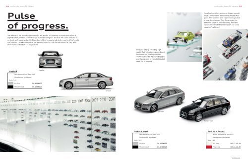 Audi Model Cars Catalogue