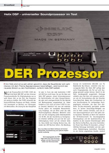 Helix DSP - Audio Design GmbH