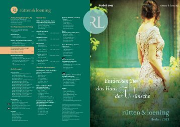 rütten & loening Herbst 2013 - Aufbau Verlag